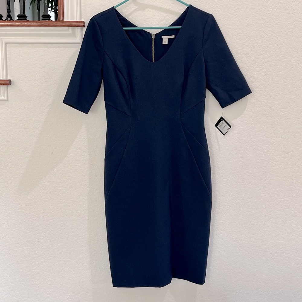 Halogen Navy Peacoat Dress New With Tags Size 6